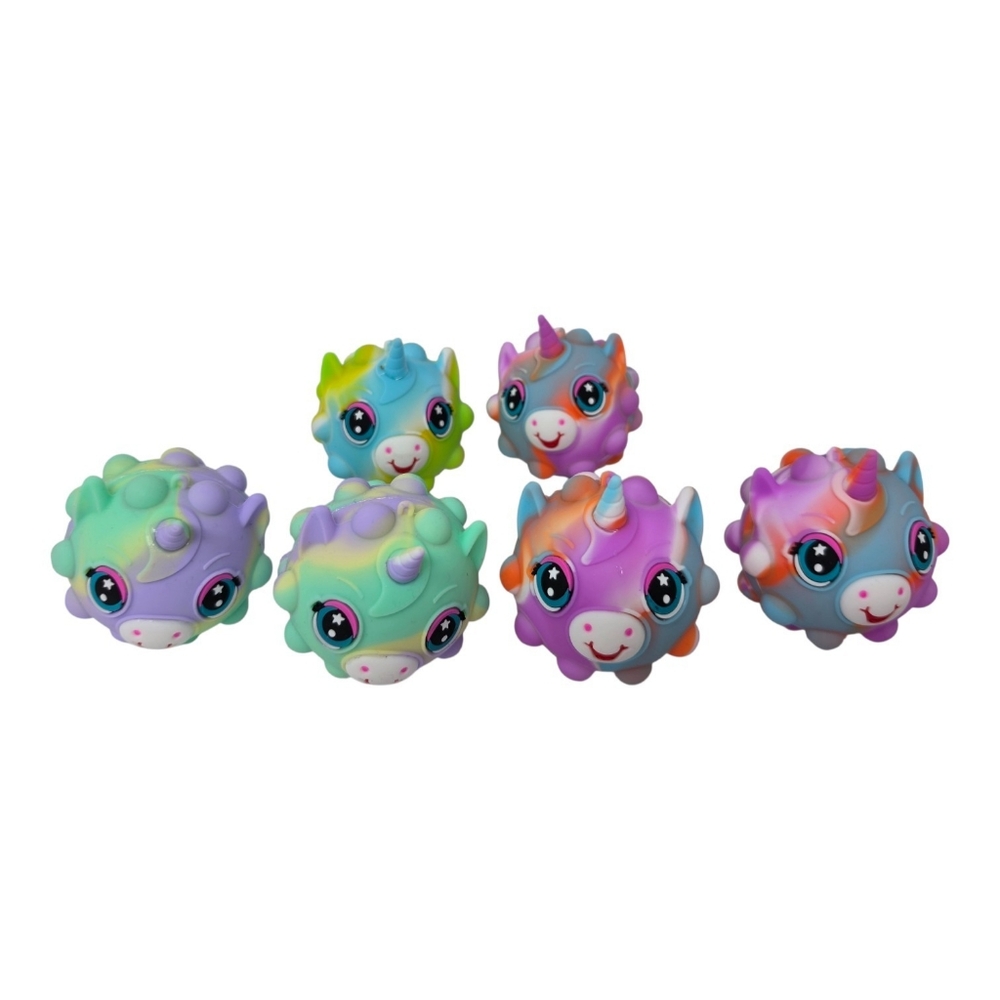 Unicorn Squishy Fidget Toys Set of 6